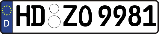 HD-ZO9981