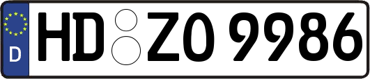 HD-ZO9986