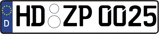HD-ZP0025