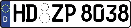 HD-ZP8038