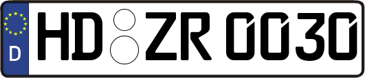 HD-ZR0030
