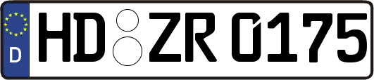 HD-ZR0175