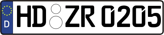 HD-ZR0205