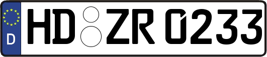 HD-ZR0233