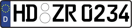 HD-ZR0234