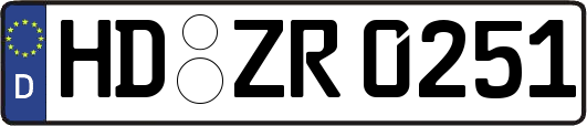 HD-ZR0251