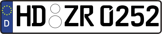 HD-ZR0252