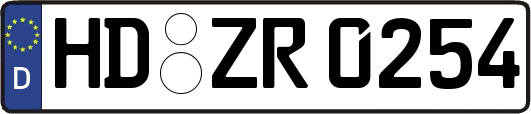HD-ZR0254