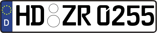 HD-ZR0255