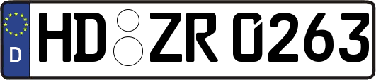HD-ZR0263