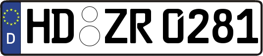HD-ZR0281