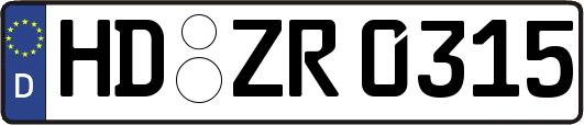 HD-ZR0315