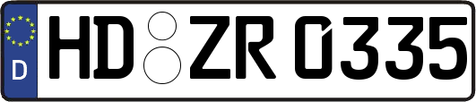HD-ZR0335