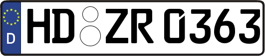 HD-ZR0363