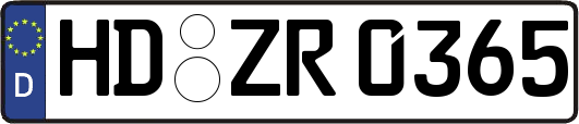 HD-ZR0365