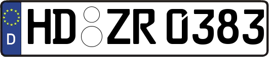 HD-ZR0383