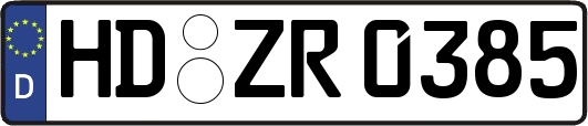 HD-ZR0385