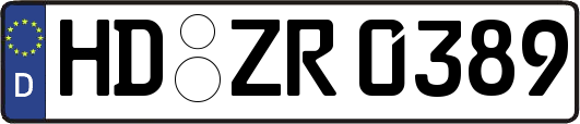 HD-ZR0389