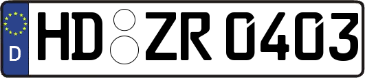 HD-ZR0403