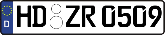 HD-ZR0509