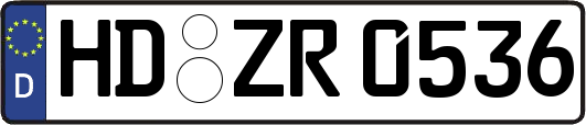HD-ZR0536