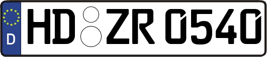 HD-ZR0540