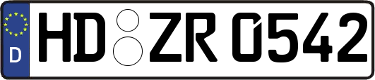 HD-ZR0542