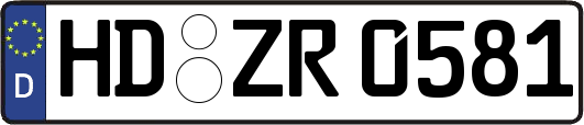 HD-ZR0581