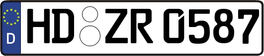 HD-ZR0587