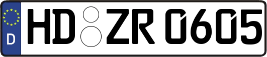 HD-ZR0605