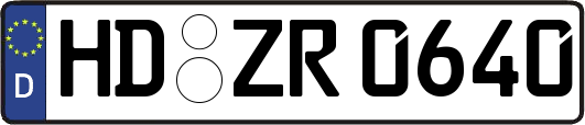 HD-ZR0640