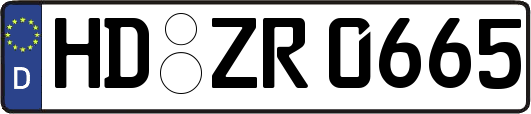 HD-ZR0665