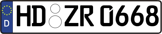 HD-ZR0668