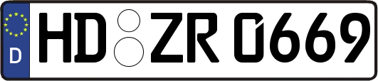 HD-ZR0669