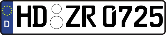 HD-ZR0725