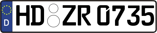 HD-ZR0735