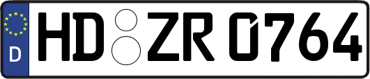 HD-ZR0764