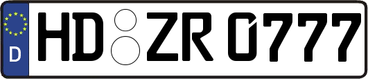 HD-ZR0777