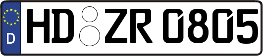 HD-ZR0805
