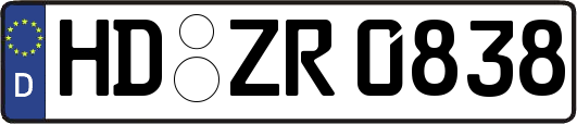 HD-ZR0838