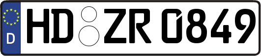 HD-ZR0849