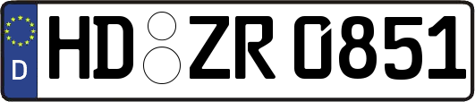 HD-ZR0851