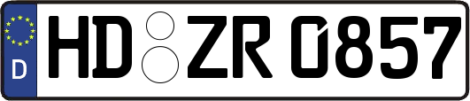 HD-ZR0857