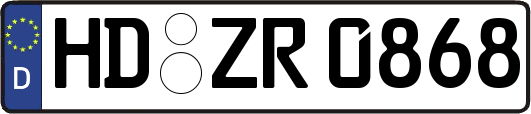 HD-ZR0868