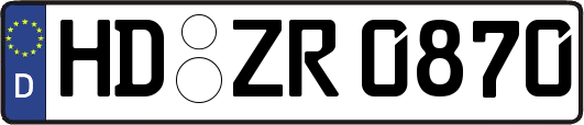 HD-ZR0870
