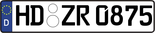HD-ZR0875