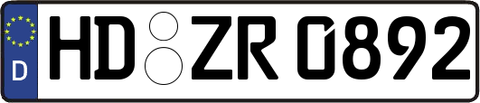 HD-ZR0892