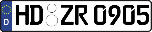 HD-ZR0905