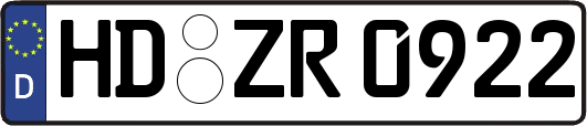 HD-ZR0922