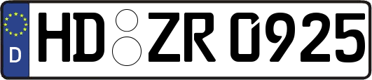 HD-ZR0925